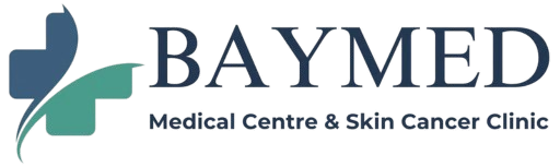BAYMED Medical Centre & Skin Centre Clinic logo with icon and text